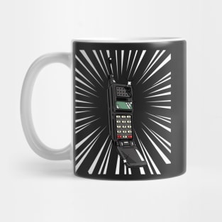 Retro Cellphone (white print) Mug